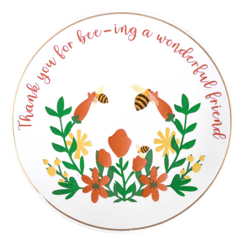 Wonderful Friend - Trinket Dish Bee Design