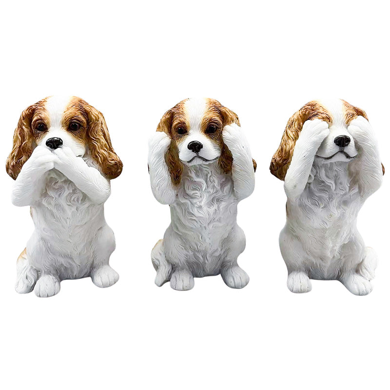 See No Evil, Hear No Evil, Speak No Evil King Charles Cavalier