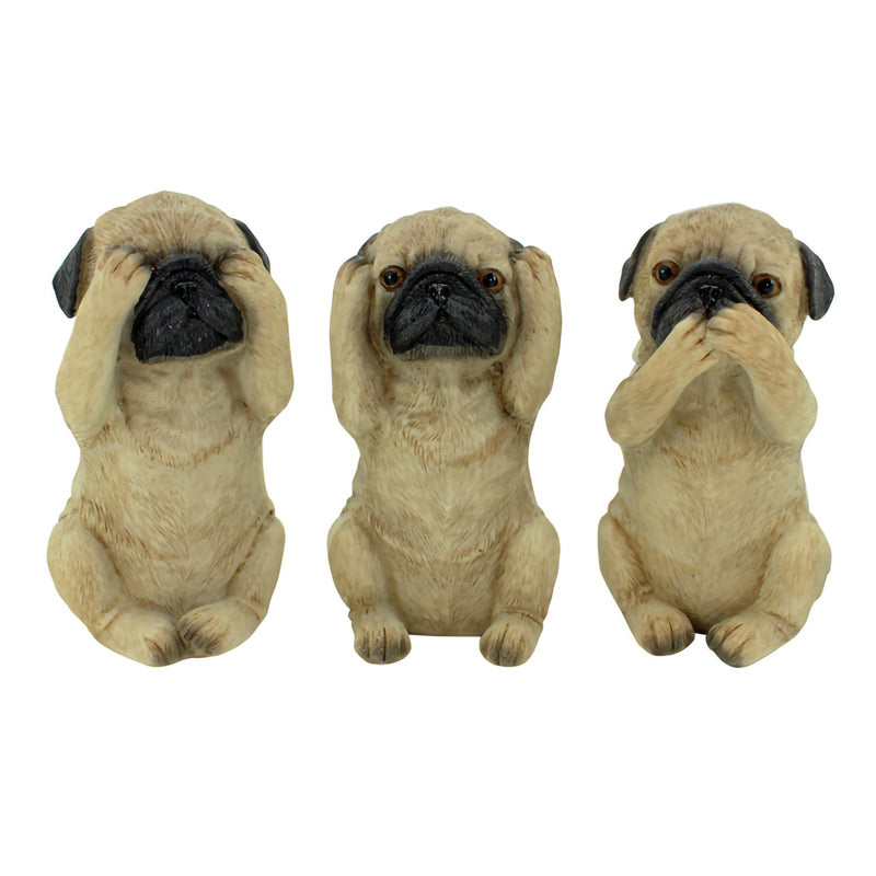 See No Evil, Hear No Evil, Speak No Evil Pugs