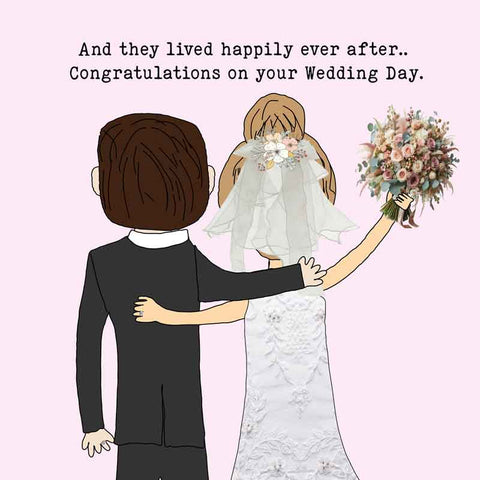 Lucy Loves Life Card - Wedding Day