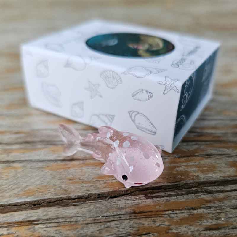 Ocean Treasure Matchbox Charm - Whale Shark Limited Edition Pink