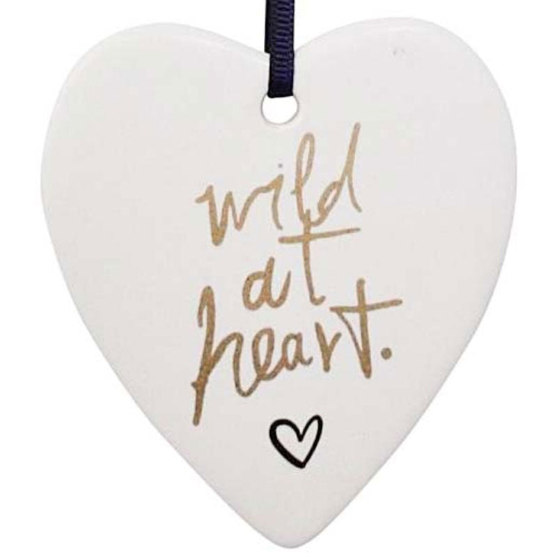 Wild At Heart Hanging Heart Ornament