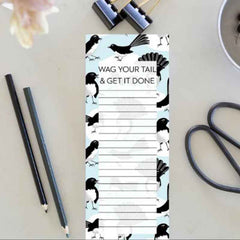 Willie Wagtail - Magnetic Note Jotter