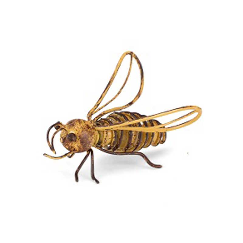 Wire Bees Garden Ornaments Set of 2