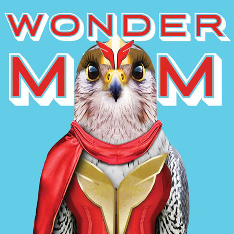 Wonder Falcon Wonder Mum Greeting Card