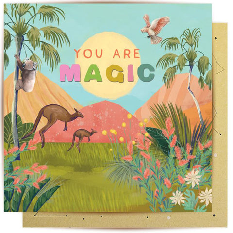You Are Magic Australian Nature Greeting Card