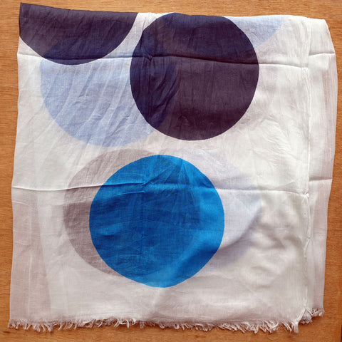 Circles Cotton Scarf - The Chic Nest
