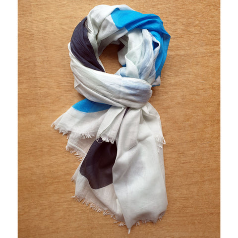 Circles Cotton Scarf - The Chic Nest