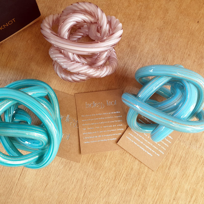 Endless Knot Blush Pink - The Chic Nest