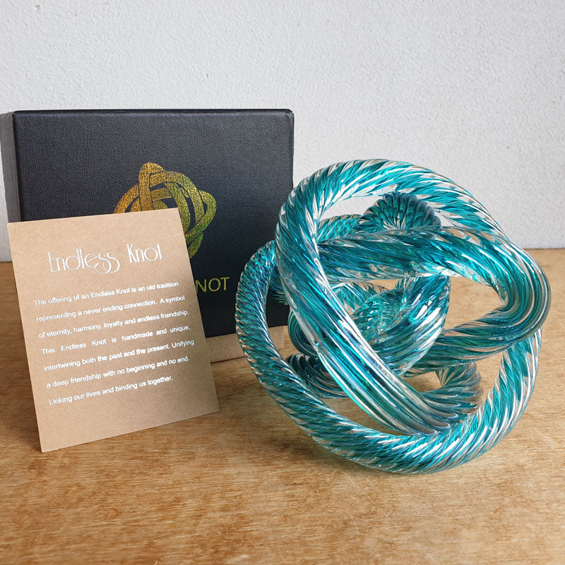 Endless Knot Teal Twist - The Chic Nest