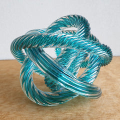 Endless Knot Teal Twist - The Chic Nest