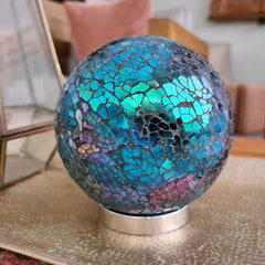 Daughter Friendship Ball Aqua Mosaic Sparkle