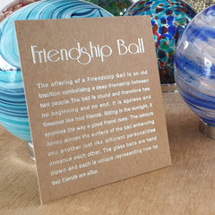 Friendship Ball Aqua and Aubergine - The Chic Nest