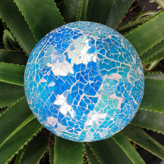 Friendship Ball Mosaic Light Blue Sparkle - The Chic Nest