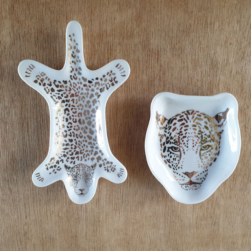 Golden Cheetah Trinket Dish - The Chic Nest