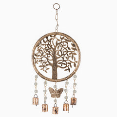 Tree Of Life Hanging Windchime With Bells