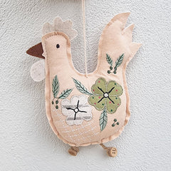 Hanging Fabric Chicken