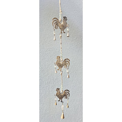 Hanging Windchime With Bells - Rooster