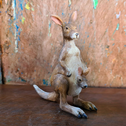 Kangaroo & Joey Figurine