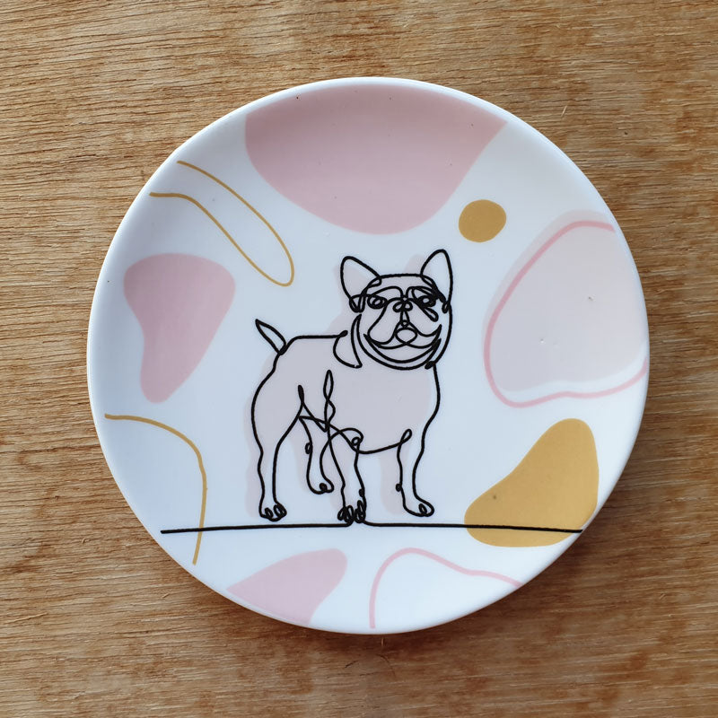 Linear Design Dog Trinket Dish - The Chic Nest