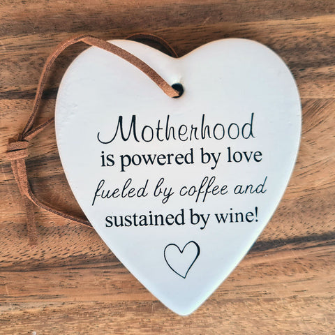 Motherhood Hanging Heart Ornament