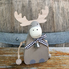 Christmas Deco Reindeer 12cm - Brown