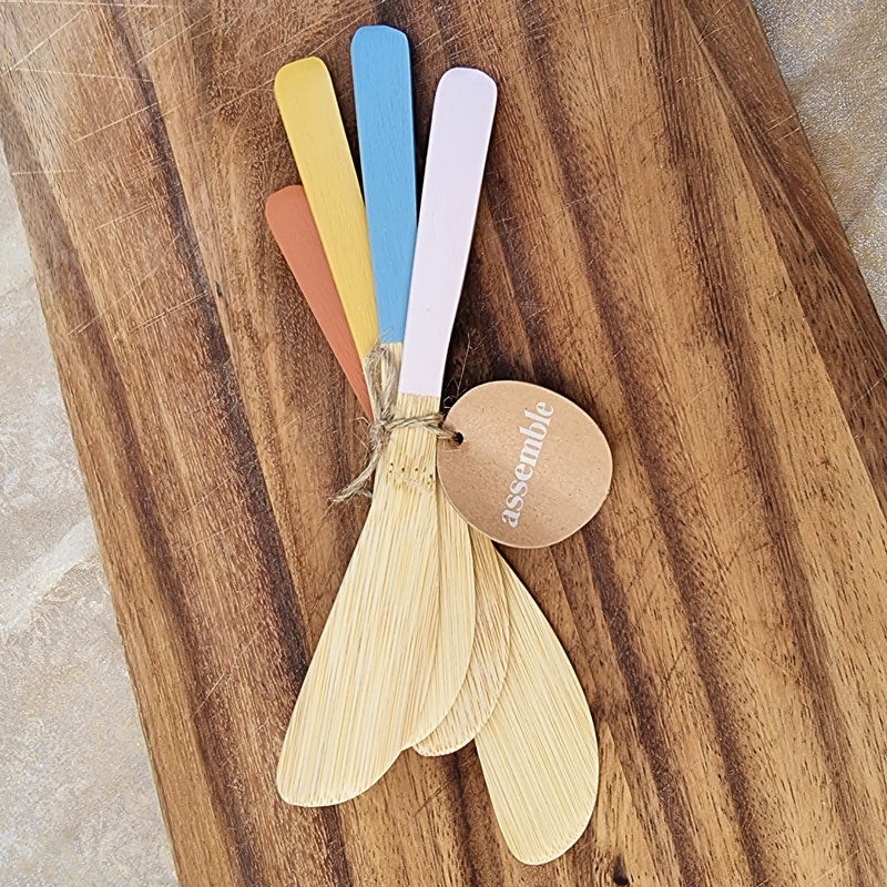 Bamboo Set of 4 Spreaders