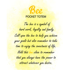 Bee Pocket Totem - Loyalty & Family