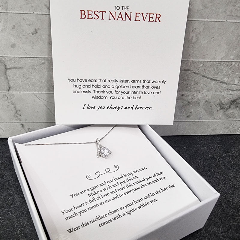 Best Nan Ever Sterling Silver Necklace