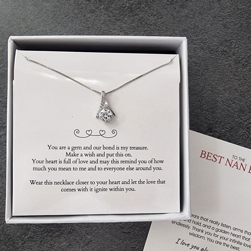 Best Nan Ever Sterling Silver Necklace