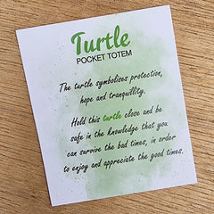 Turtle Pocket Totem - Protection & Tranquillity