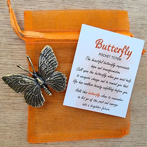 Butterfly Pocket Totem - Hope & Transformation