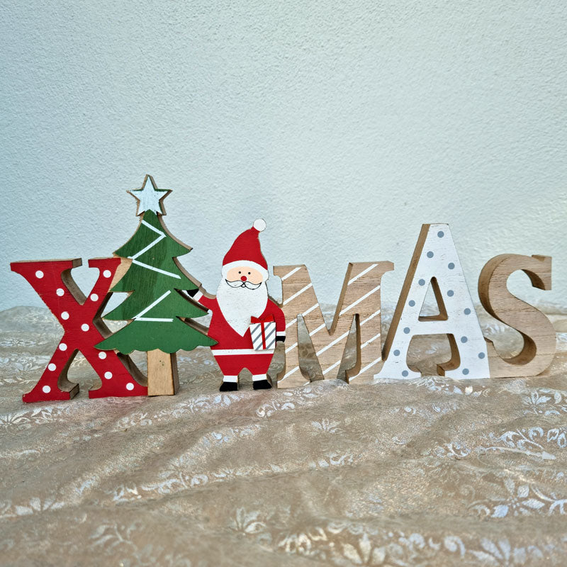 Xmas Santa MDF Sign