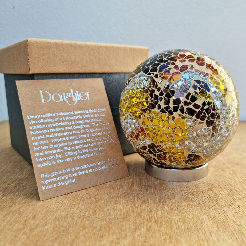 Daughter Friendship Ball Precious Metallics Mosaic