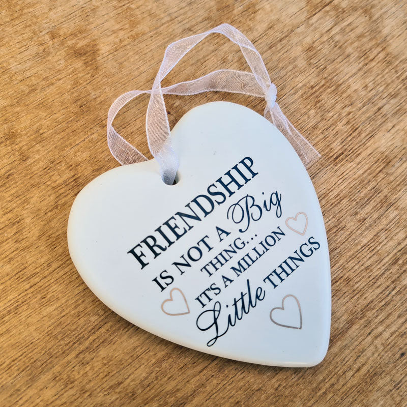 Hanging Heart Friendship Ornament
