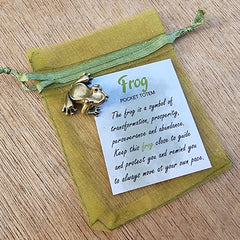 Frog Pocket Totem - Perseverance & Prosperity