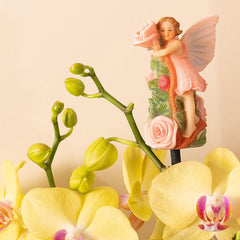 Garden Stake Topper Rose Fairy