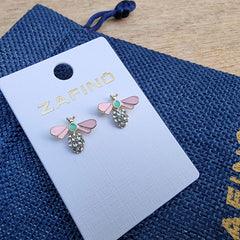 Gem Bee Earrings By Zafino