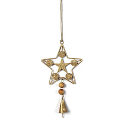 Hanging Star With Mini Circles & Beads