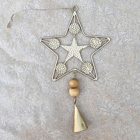Hanging Star With Mini Circles & Beads