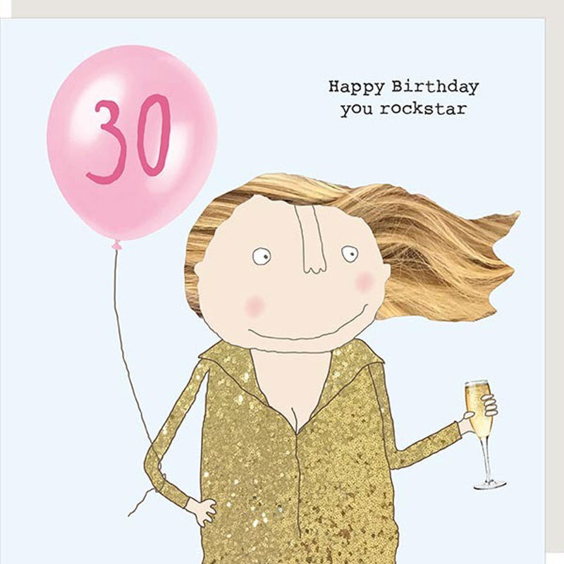 Rosie Made A Thing Card - Happy 30th Birthday