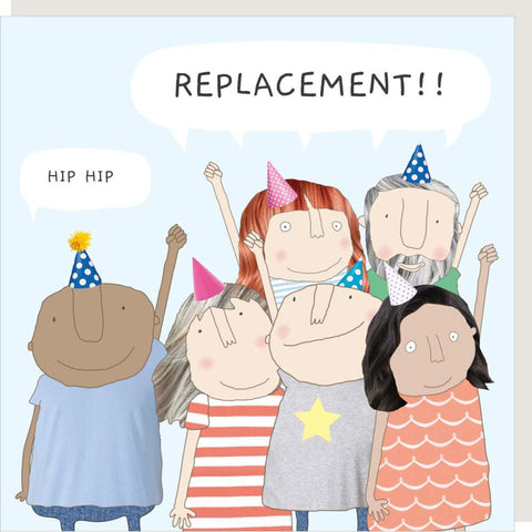 Rosie Made A Thing Card - Hip Hip Replacement