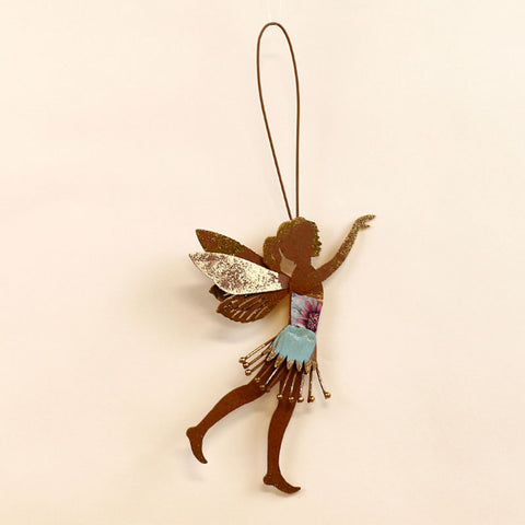 Hanging Metal Garden Pixie Fairy