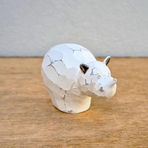 Rhino Calf 8cm - White