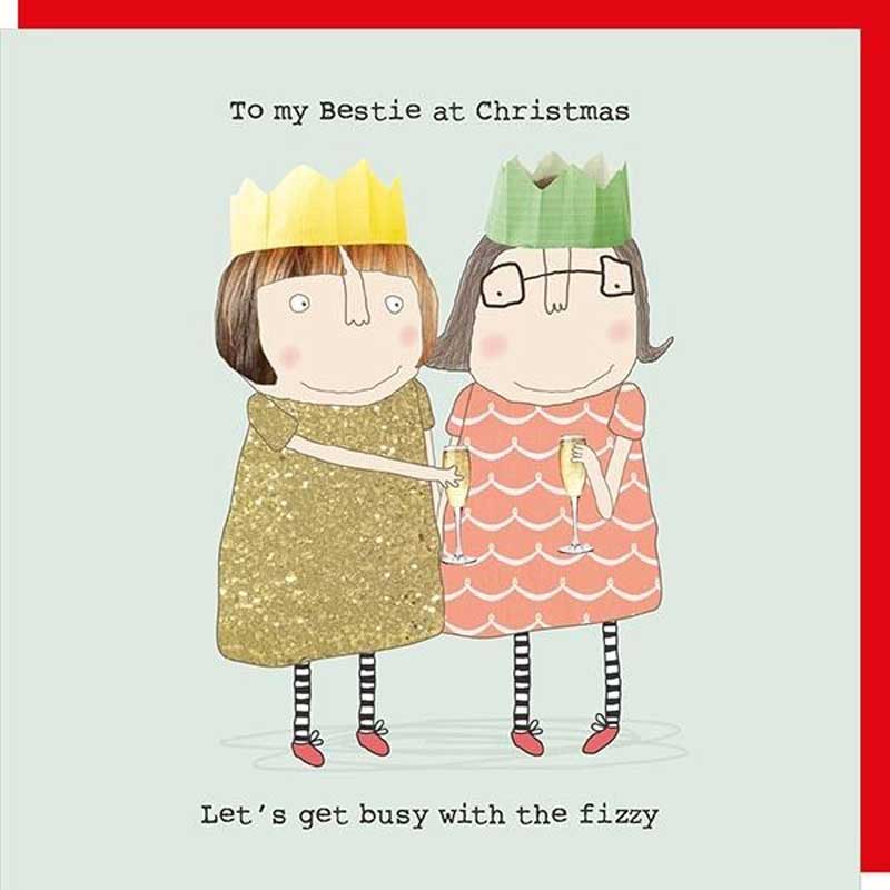 Rosie Made A Thing Christmas Card - Bestie Christmas